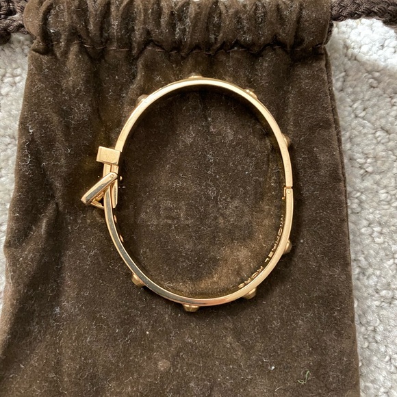 Authentic Michael Kors gold plated bracelet bangle - Picture 3 of 5